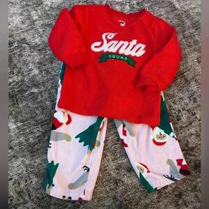 Carter’s Santa Fleece Pajamas 18 Months 🎅🏼